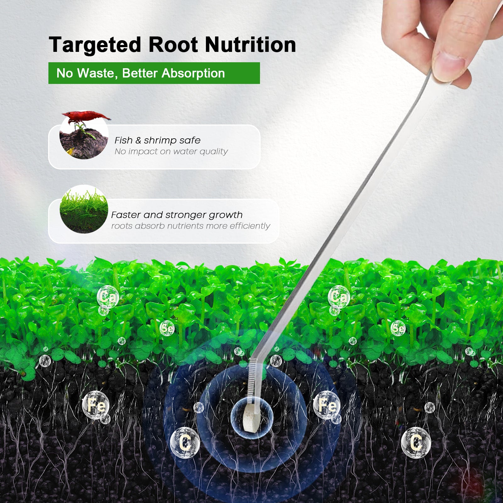 Aquarium Plant Root Tabs - FZONE Root Tabs Engrais pour plantes