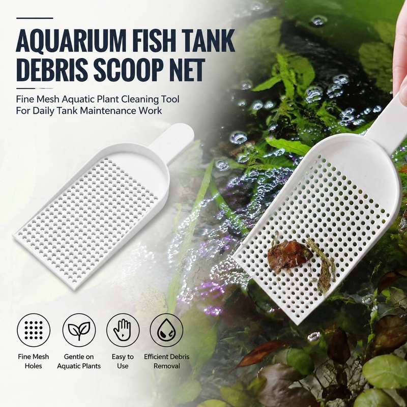 Planted Aquarium Maintenance - Épuisette à débris pour aquarium, maille