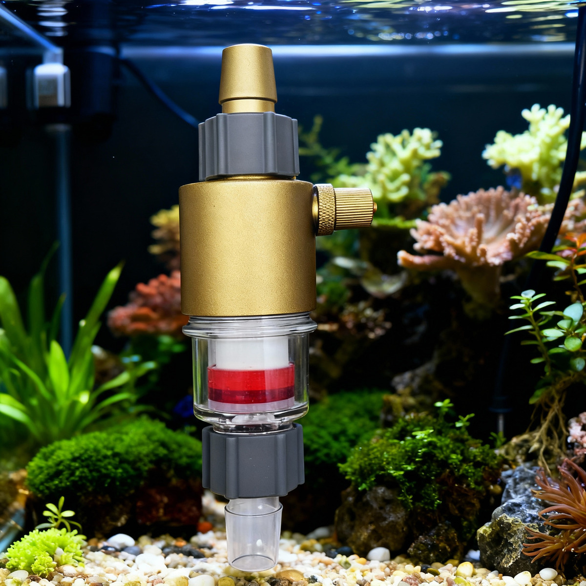 Aquarium Plant Utensils - Diffuseur de CO2 externe QANVEE, atomiseur,