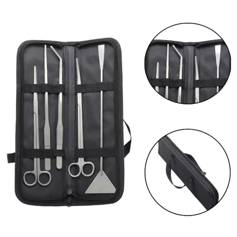 Aquarium Plant Utensils - Ensemble d'outils de nettoyage pour aquarium,
