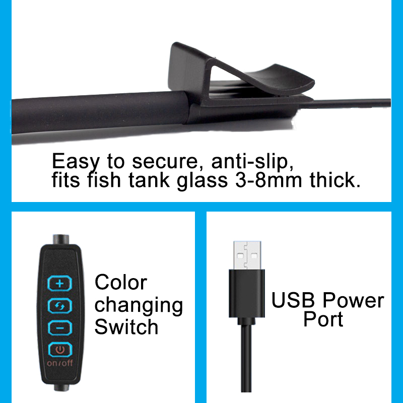 USB Aquarium lampe à LED Aquar - Aquarium Plant Nursery avis et prix