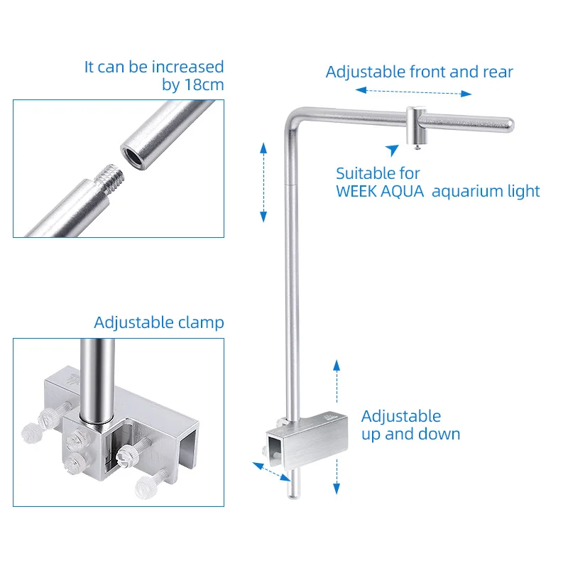 Semaine Aqua support de lumièr - Aquarium Plant Nursery avis et prix